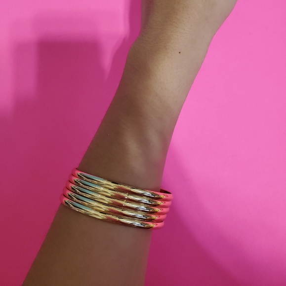 🐇 Set Gold Bracelets - Picture 2 of 5